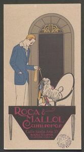 [Publicitat de Roca y Mallol Camiseros], estiu de 1925. Topogràfic: UG-4-C113/11