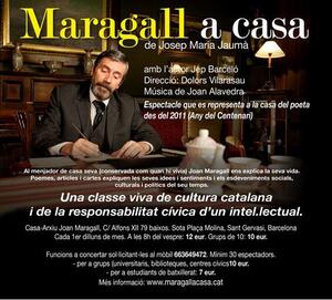 Torna l'espectacle Maragall a casa a partir del 6 d'octubre de 2014