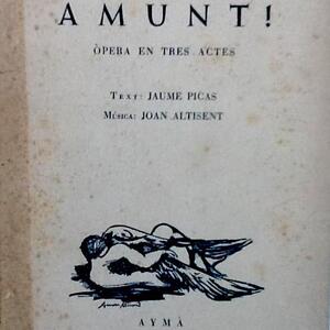 Portada d'una partitura de Joan Altisent