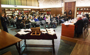 Acte de recepció del fons a la Biblioteca de Catalunya