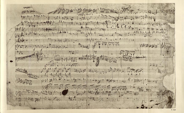 Pàgina del llibre Ludwig van Beethoven : autograph miscellany from circa 1786 to 1799