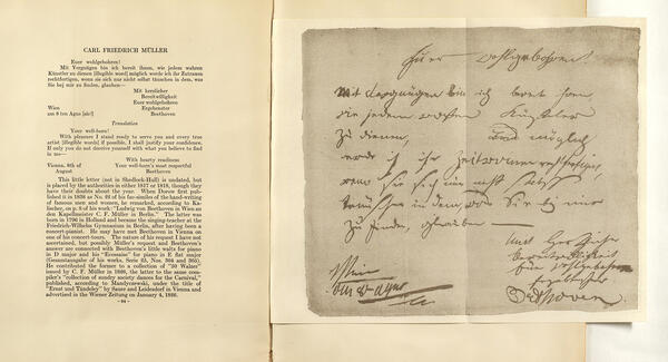 Pàgina del llibre Beethoven : letters in America 