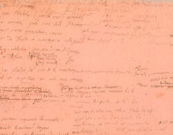 Fragment del manuscrit de L'Atlàntida (ca.1874)