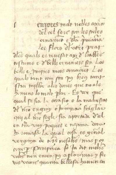 Boccaccio. Decameró, f210v. Ms. 1716. Biblioteca de Catalunya