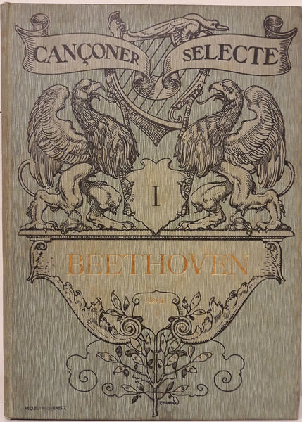 Portada del Cançoner selecte de Beethoven