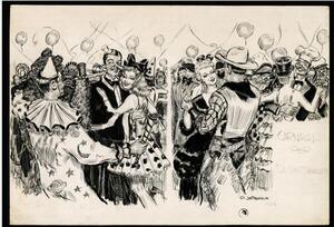 Dibuix de David Santsalvador realitzat durant l'any 1936
