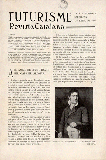 Revista futurisme Pàgina 42, núm. 3 (1907)