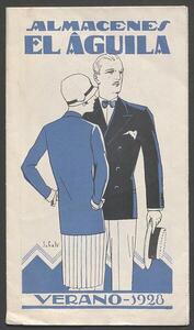 [Publicitat dels Almacenes El Águila], estiu de 1928. Topogràfic: UG-C-2513