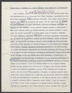 “Antoni Febrer i Cardona i el comte d’Aiamans, dues figures de la Il·lustració”. (1972). Top.: Fons J. Carbonell. Capsa 45/1