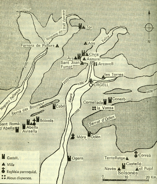 Mapa de les terres de la casa de Caboet Font