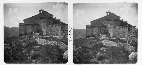 Absis de l' església de Mur. Fons Salvany, 1920