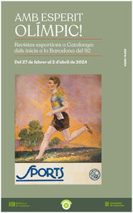 Cartell exposició "Amb esperit olímpic"