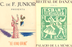 Recepció dels fons del CF Junior i de l’Esbart Verdaguer